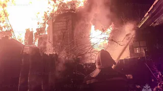 В Гороховецком районе пожар уничтожил жилой дом