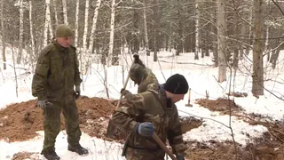 Под Рязанью добровольцы проводят бесплатные курсы по рытью окопов