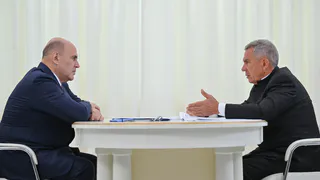 Рустам Минниханов встретился с Михаилом Мишустиным