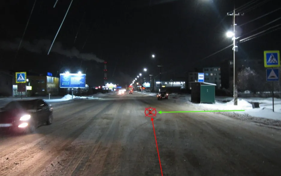 Водитель с 44 нарушениями ПДД сбил пешехода на "зебре" в нефтяной столице Коми