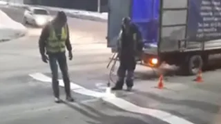 Это не мы: мэрия прокомментировала кривую разметку на Касимовском шоссе