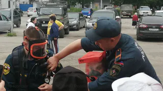 Детям из лагеря «Росинка» провели экскурсию в пожарной части