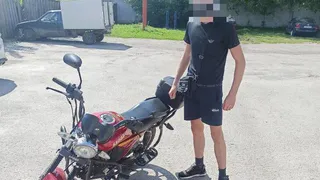 В Ряжске сотрудники ГАИ оставили 16-летнего мопедиста без прав