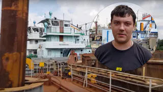 Блогер показал, как сейчас выглядит кладбище кораблей в Рязанской области. Видео