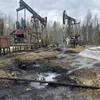 В Коми компания пыталась огнем уничтожить загрязнение от нефтеразлива