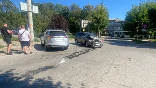 На улице Фрунзе в Рязани в ДТП пострадали двое детей