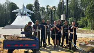 Мемориал памяти Гагарина и Серёгина начали благоустраивать в Киржачском районе