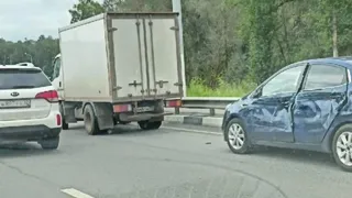 В Брянске произошло ДТП, которые вызвало огромную пробку