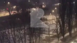 Жители Дашково-Песочни засняли «световое шоу»