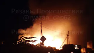 Под Рязанью спасатели потушили крупный пожар