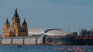 Бойцы СОБР "Заря" из Коми испытали себя в масштабном заплыве на Волге