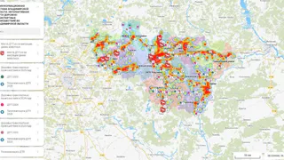 Опасные участки дорог в регионе теперь показывает новая интерактивная карта