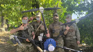 Боец из Рязани уничтожил дрон «Баба-яга» в честь Дня города