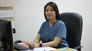 Молодой педиатр из Кыргызстана приступила к работе в Магнитогорской поликлинике №5