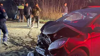 В Новомичуринске столкнулись Mercedes и Lifan