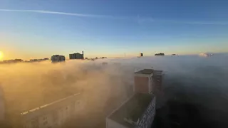 Жители Челябинской области стали свидетелями необычного природного явления – сиреневого тумана