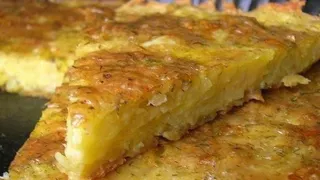 Запеканка из тёртого картофеля с сыром и чесноком: простой и вкусный рецепт
