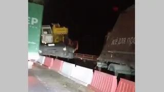 В Рязанской области произошла массовая авария с автокраном