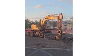 В Рязани закрыли часть дороги на площади Ленина на 3 недели