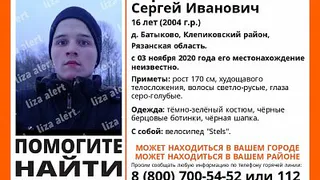 Пропал три дня назад: в Рязанской области разыскивают подростка