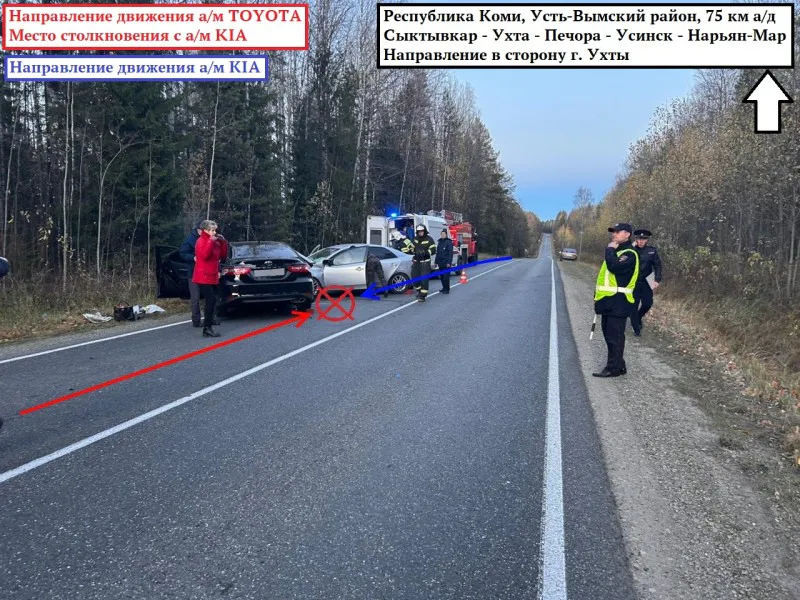 Дело о смертельном ДТП на трассе Сыктывкар - Ухта передано в суд