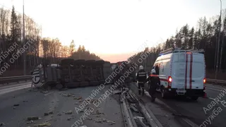 На трассе М-12 под Владимиром погиб водитель фуры в тяжелом ДТП