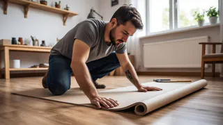 Ламинат уже не в моде: теплый пол из 90-х за смешные деньги - даже пылинки при укладке нет