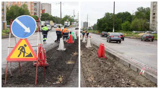 Закончат к октябрю: в Рязани ремонтируют Высоковольтную и Щедрина