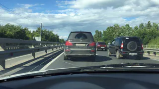 Из-за ДТП на Солотчинском шоссе образовалась трехкилометровая пробка