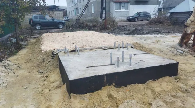 В Кузнецке подготовили основание модульной котельной