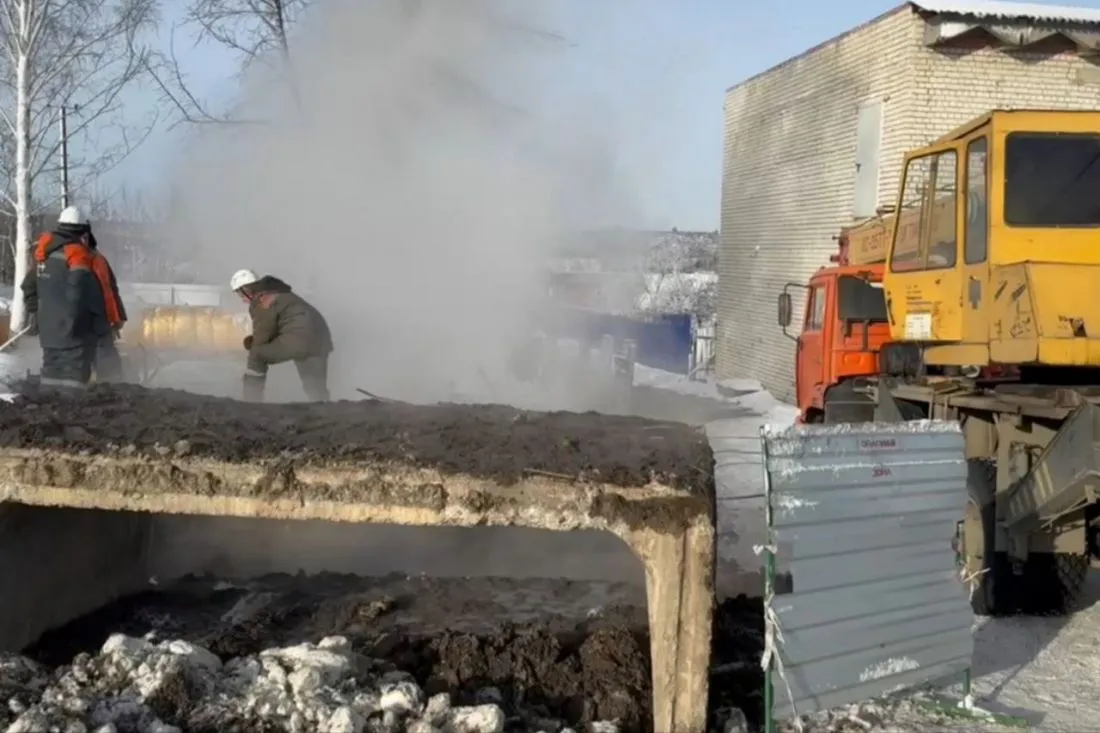 Поломка на теплосети оставила жителей Арбеково без тепла