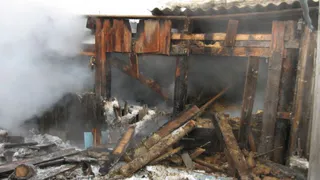 Трагедия в Брянске: в сарае заживо сгорел мужчина