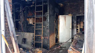 Ночью в Чебоксарах горела производственная база "Мир камня"