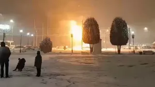 На Московском шоссе в Рязани загорелись провода