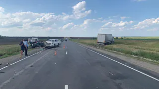 Полиция опубликовала фото с места смертельного ДТП с Cadillac в Рязанской области