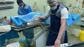 Хирурги Магнитогорска спасли жизнь пенсионеру, установив стент без контрастного вещества