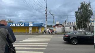 В районе автовокзала загорелся нежилой дом