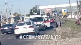 На проезде Яблочкова в Рязани в ДТП пострадал мотоциклист 24 лет