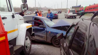 Опубликовано видео с места ДТП на Северной окружной