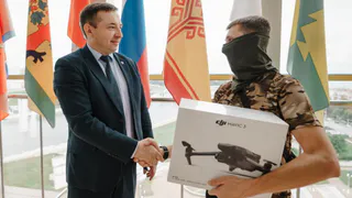 Разведчикам чувашского полка в зону СВО передали БПЛА