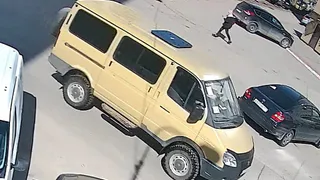 В Рязани засняли самую дурацкую аварию