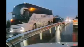 В Нижнекамске разыскивают свидетелей аварии с «Нивой» и автобусом «Ютонг»