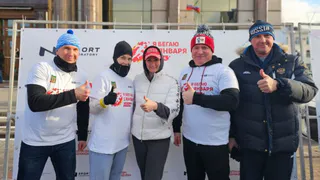 Сотни пензенцев приняли участие в новогоднем забеге