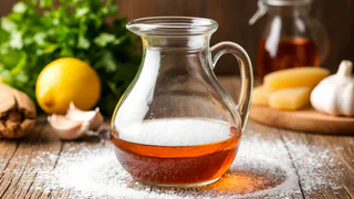 Нагреваем уксус с солью — и выливаем в ванну: даже старая чаша будет выглядеть как новая — крутой лайфхак