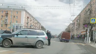 ДТП на Первомайке: столкнулись два автомобиля