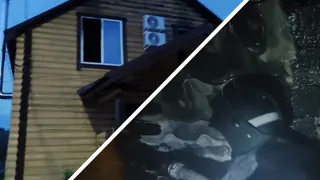 В Александровском районе выгорел жилой дом