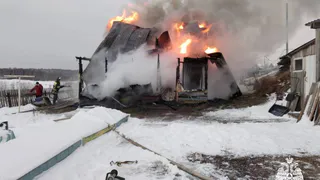 На страшном пожаре в Коми погиб мужчина