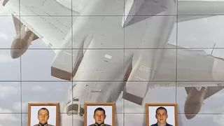 Простились с тремя погибшими на аэродроме в Дягилево в Рязани военными