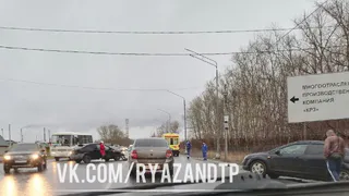 ДТП под Рязанью: на месте работает реанимация