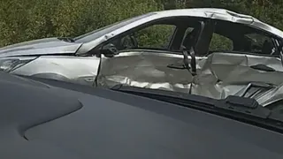 66-летний водитель погиб в страшном ДТП в Брянском районе (видео)